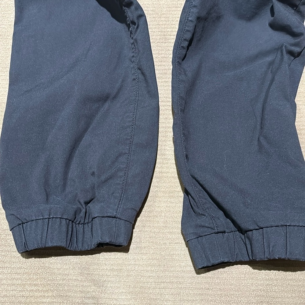 Boys Old Navy Black Drawstring Cotton Pants - size L​ - Picture 3 of 4